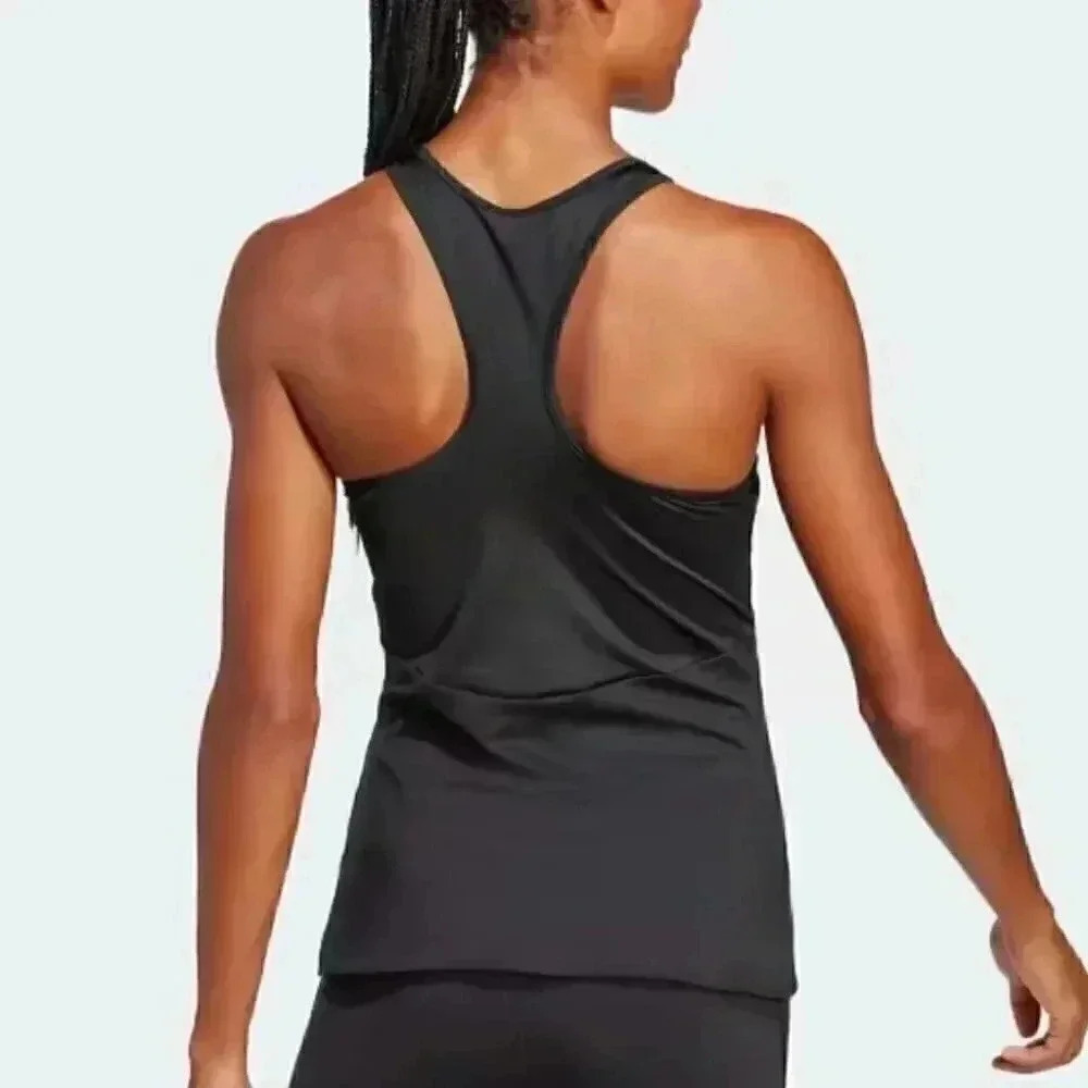 NWT Adidas HIIT Aeroready casual athletic yoga racer back yoga tank top S - Picture 3 of 3